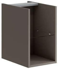 Scocca per base sottolavabo Opera laccato opaco grigio carbone L 30 x H 50 x P 45.5 cm