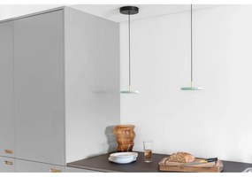 Lampada a sospensione LED verde chiaro con paralume in metallo ø 15 cm Asteria Nuance Micro - UMAGE