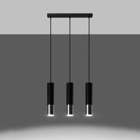 Lampada a Sospensione 3xGU10 in Acciaio LOOPEZ 3L
