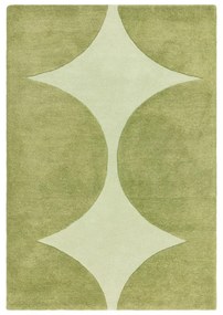 Tappeto in lana verde tessuto a mano 200x290 cm Canvas - Asiatic Carpets