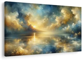 Quadro su tela – Raggi di sole sull’acqua