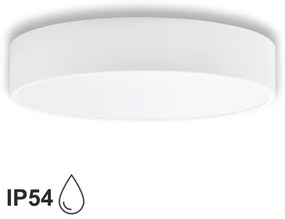 Brilagi - Plafoniera da bagno CLARE 3xE27/24W/230V diametro 40 cm bianco IP54