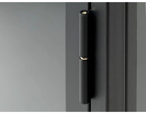 Tavolo TV in metallo nero 132x52 cm Carmel - Unique Furniture