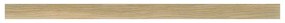 Piastrella battiscopa FIEMME in gres porcellanato beige chiaro opaco L 120 x H 6.5 cm x Sp 6 mm confezione da 18 ml