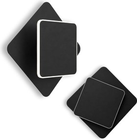 Applique a LED LHJ123-W Nero