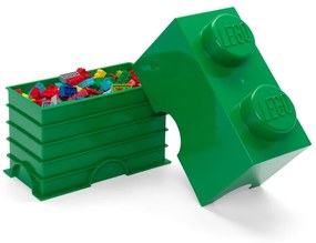 Scatola doppia di stoccaggio verde - LEGO®