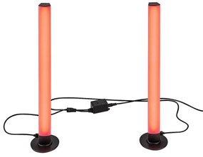 Rabalux 76014 - SET 2x LED RGB Lampada da tavolo dimmerabile PACO LED/5W/5V