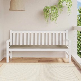 Cuscino Per Panca Tortora 180x50x3 Cm İn Tessuto Oxford /