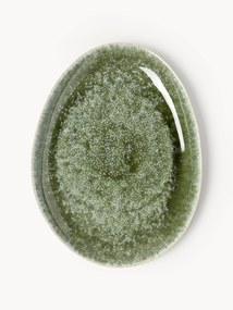 Piatti piani dalla forma organica fatti a mano Macey 4 pz