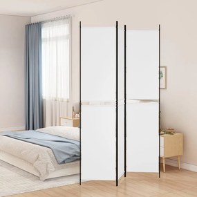 Divisorio A 3 Pannelli Bianco 150x220 Cm İn Tessuto /