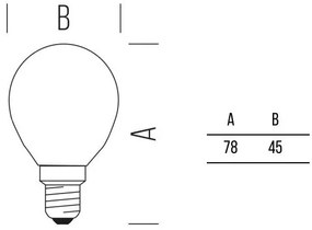 Sfera Stick 470lm 4,5W E27 WW FR