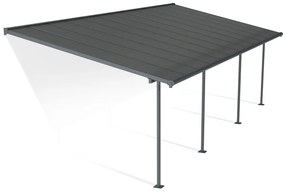 Tettoia per terrazza in alluminio Sierra Palram - Canopia 3 x 7,3 m antracite Heat Block