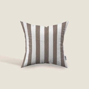 Righe cuscino cotone rigato disponibile in diverse colorazioni beige