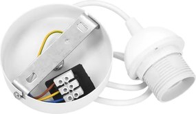 Brilagi - Lampada a sospensione su cavo RESNA 1xE27/60W/230V Ø 40 cm beige/nero