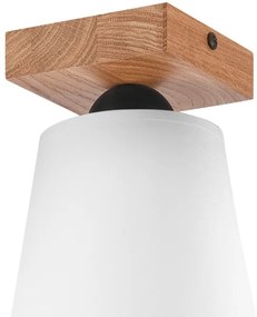 Lampadario a plafone LULA 1xE27/60W/230V quercia