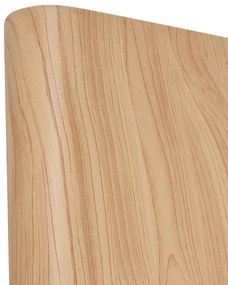 Applique da esterno scandinava con stampa legno 11,5 cm con LED IP65 - Batt