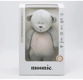 Moonie - Compagno di coccole con melodia e luce orsacchiotto 2.0 argento