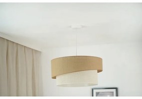 Brilagi - Lampadario a sospensione con filo SHINE 1xE27/15W/230V diametro 50 cm beige/color crema