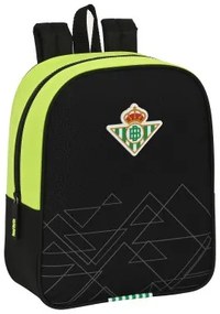 Zaino Scuola Real Betis Balompié Nero Lime 22 x 27 x 10 cm