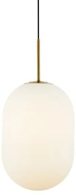 Lampadario a sospensione con filo ALIAS 1xE14/40W/230V diametro 24 cm oro
