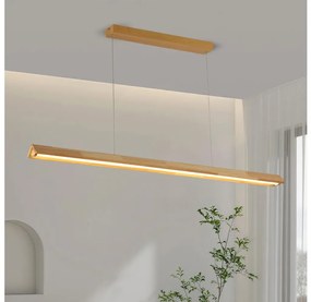 Brilagi - Lampada a sospensione LED con cavo UMEA WOOD LED/30W/230V 120 cm in legno di caucciù
