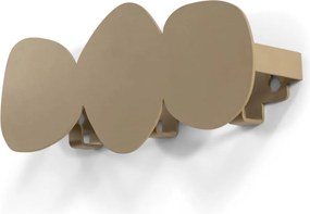 Attaccapanni da parete beige in metallo 35 cm Tumulo – Spinder Design
