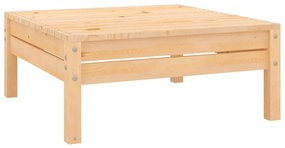 Set Salotto da Giardino 4 pz in Legno Massello di Pino