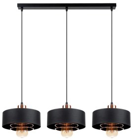 Lampadario a sospensione con filo VEST 3xE27/60W/230V