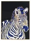 Quadro DKD Home Decor Zebra Moderno (60 x 3 x 80 cm)
