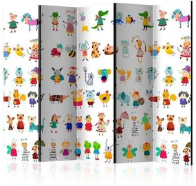 Paravento Cartoon Pets II [divisori da interno]