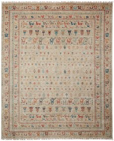 Samarkand Tappeto 300x250 Grigio (Pakistan) Annodato A Mano