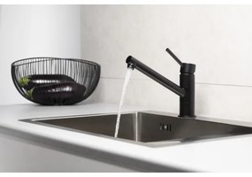 KFA Armatura 6533-915-81 - Rubinetto per lavello ANDRA ottone/opaco nero