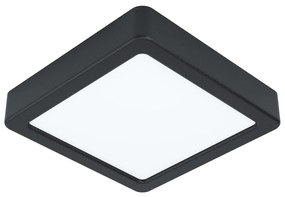 Plafoniera Moderna Fueva 5 In Acciaio Nero Led Integrato 11W 4000K Ip20