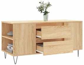 Tavolino Salotto Rovere Sonoma 102x44,5x50 cm Legno Multistrato