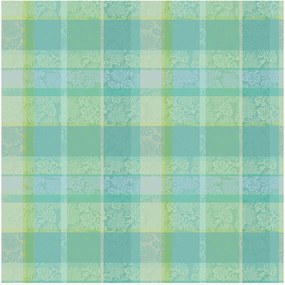Tovaglia in cotone jacquard Mille Venusta Aqua
