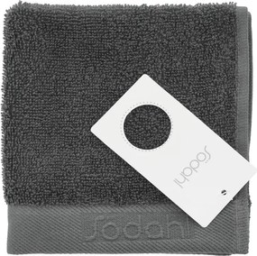 Asciugamano tipo terry grigio scuro in cotone 30x30 cm Comfort – Södahl