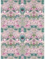 Morris & Co Tapete Strawberry Thief - Miami Strip