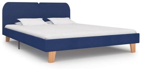 Giroletto Senza Materasso Blu 150x200 Cm İn Tessuto /