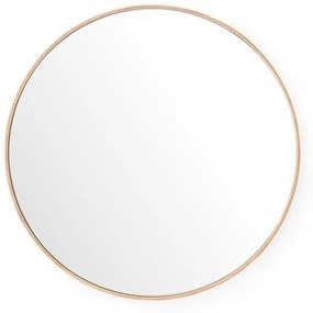 Specchio da parete con cornice in legno di quercia , ⌀ 66 cm Glance - Wireworks