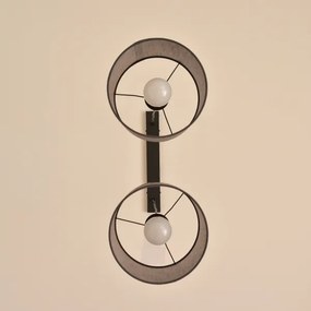 Lampadario a cavo ALBA 2xE27/15W/230V grigio