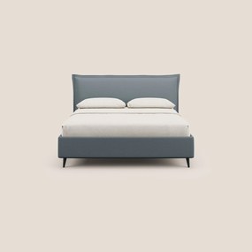 Hans letto contenitore imbottito minimal in tessuto simil cotone impermeabile T19