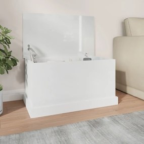 Contenitore Bianco Lucido 70x40x38 Cm Legno Multistrato /