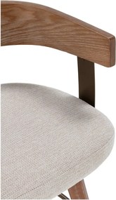 Set di sbagelli da bar color crema/di colore naturale in imbottito con braccioli 2 pz Ilia – MOME