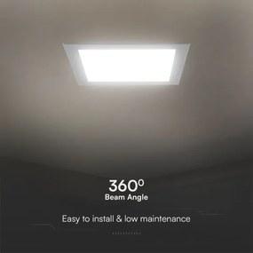 Lampada LED da incasso SAMSUNG CHIP LED/24W/230V 3000K 29,5x29,5 cm bianco