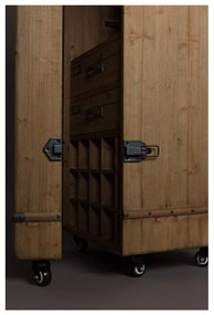 Portabottiglie in legno di abete per 30 bottiglie, 50x109 cm Lico - Dutchbone