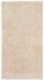 Asciugamano in cotone beige 50x85 cm - Bianca