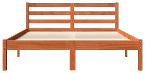 Giroletto marrone cera 120x190 cm in legno massello di pino