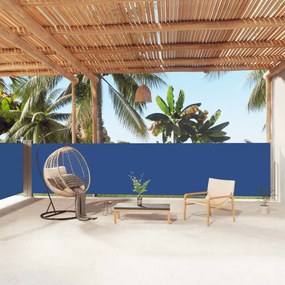 Tenda Laterale Retrattile Blu 140x1000 Cm /