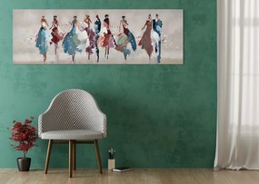 AGAVE quadro dipinto a mano su tela di cotone Fashion 150×50