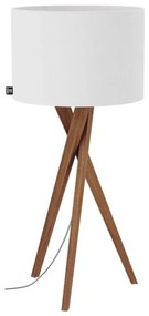 ByRydens 4002720-6002 - Lampada da tavolo VEGA 1xE27/8W/230V bianco/rovere